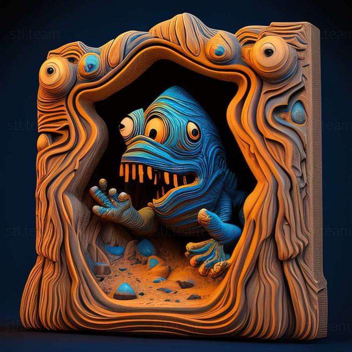 3D model A Monsters Expedition game (STL)